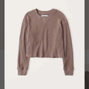 Abercrombie waffle long sleeve